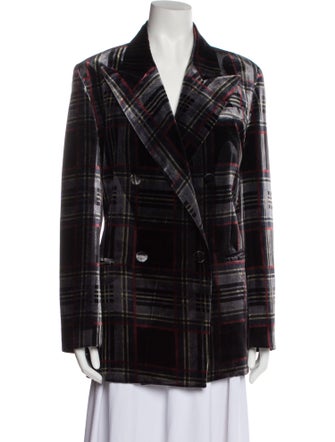 Irié Plaid Print Blazer