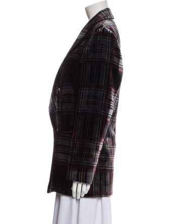 Irié Plaid Print Blazer