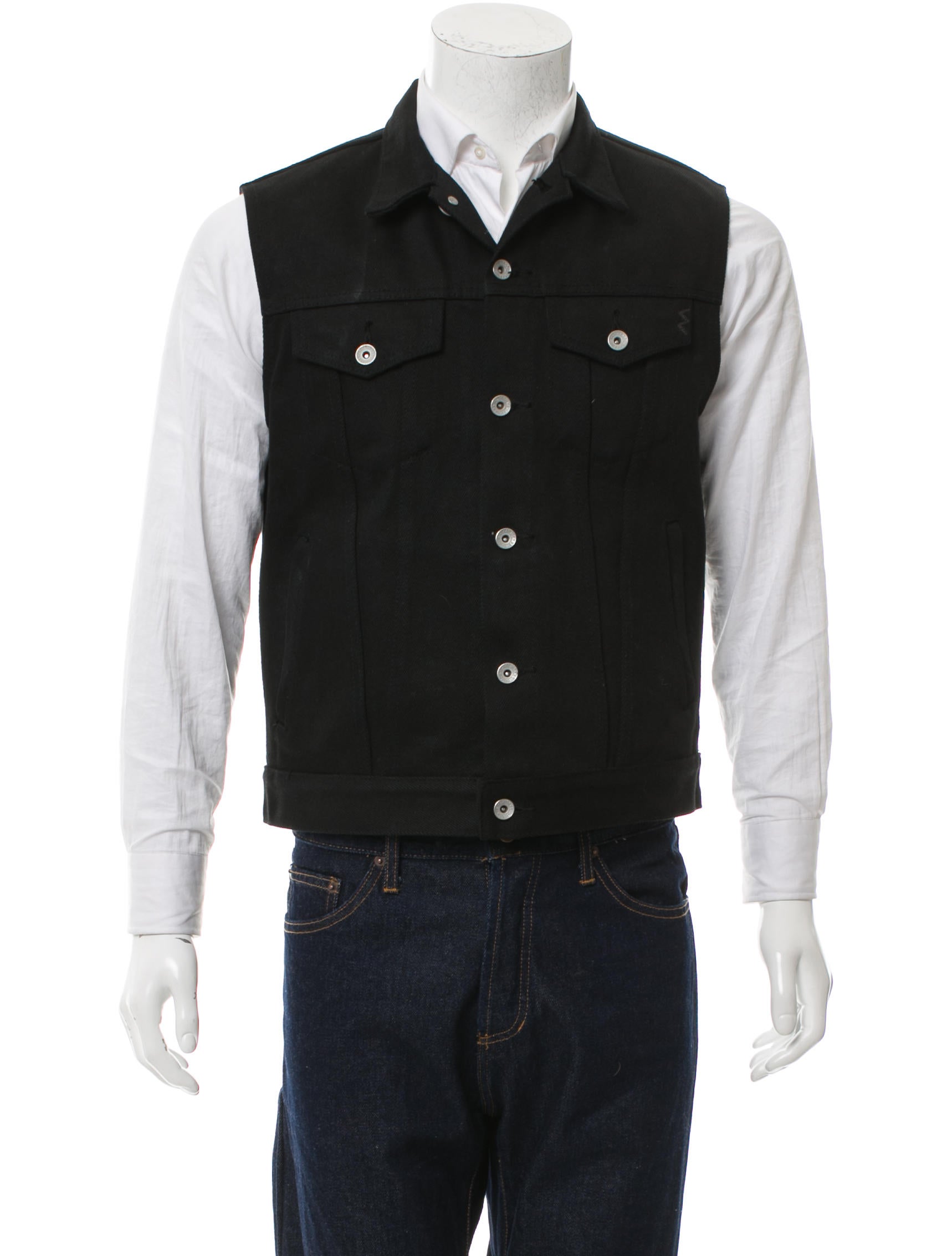 iron heart denim vest