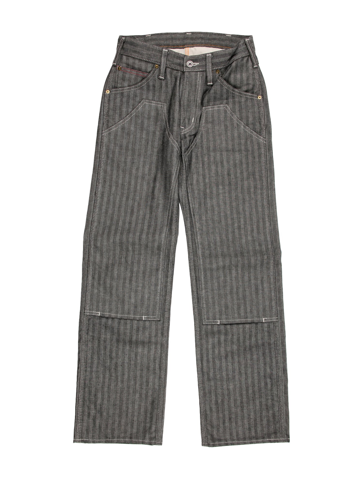 Iron Heart StraightLeg Jeans Grey, 10.5" Rise Jeans, Clothing
