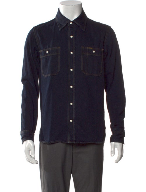 Iron Heart Long Sleeve Denim Shirt