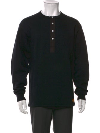 Iron Heart Crew Neck Long Sleeve Polo Sweater