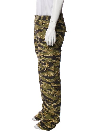 Iron Heart Camouflage Print Cargo Pants