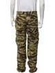 Iron Heart Camouflage Print Cargo Pants