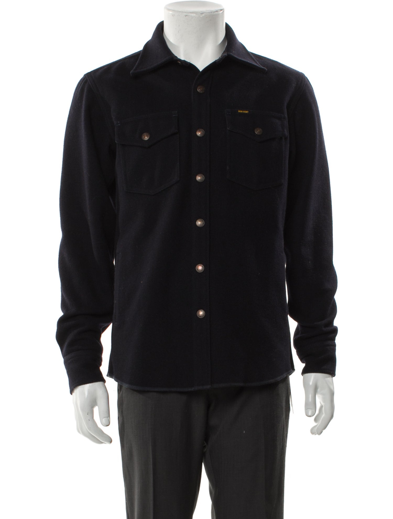 Iron Heart Melton Wool Trucker Jacket