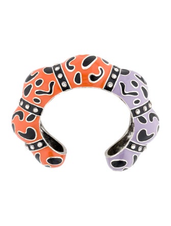 Iris Apfel x H&M Enamel & Crystal Cuff