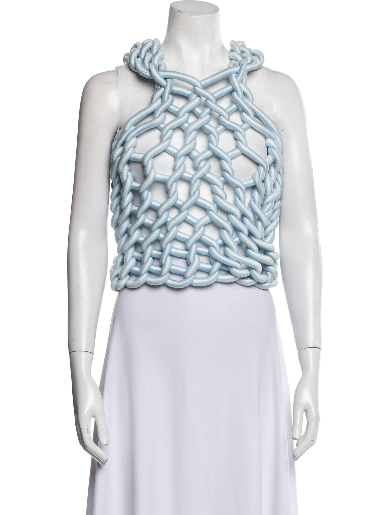 Isa Boulder Nylon Printed Crop Top