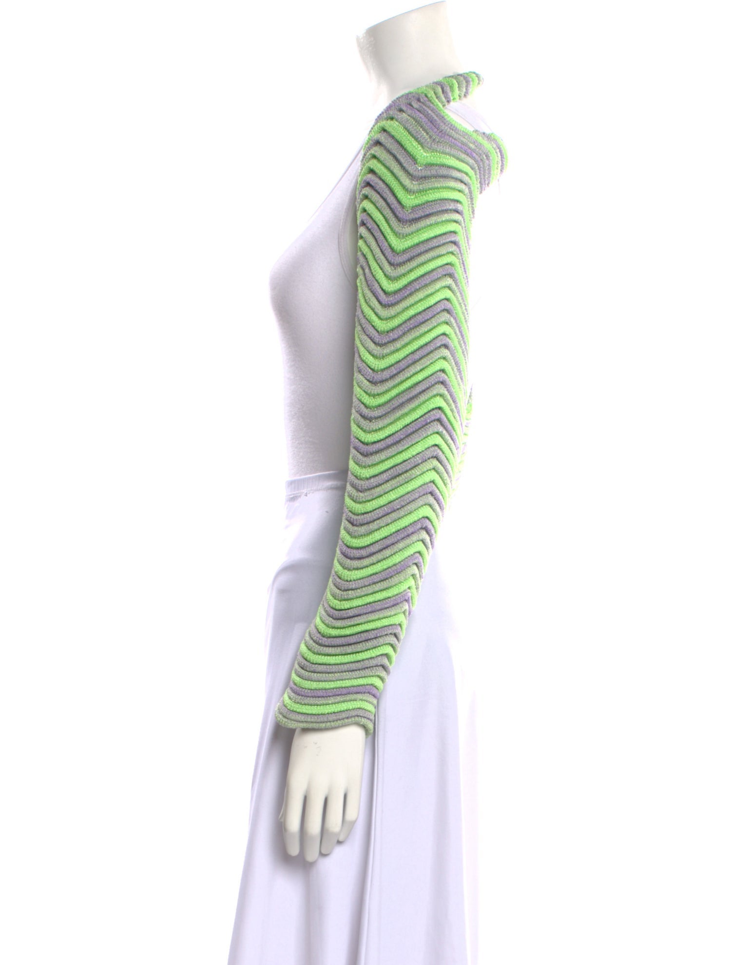 Isa Boulder Striped Mock Neck Sweater w/ Tags