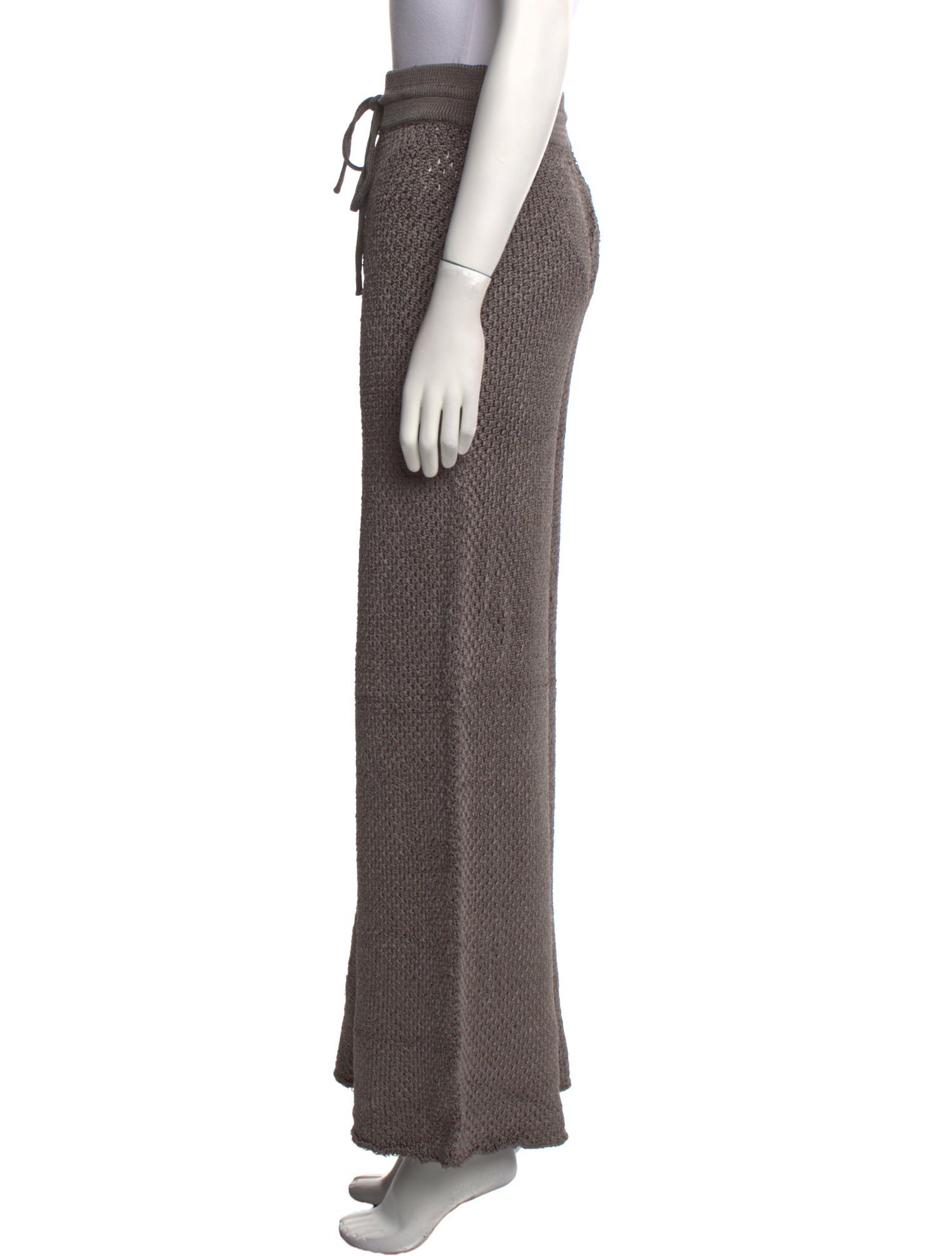 Isa Boulder Tweed Pattern Wide Leg Pants