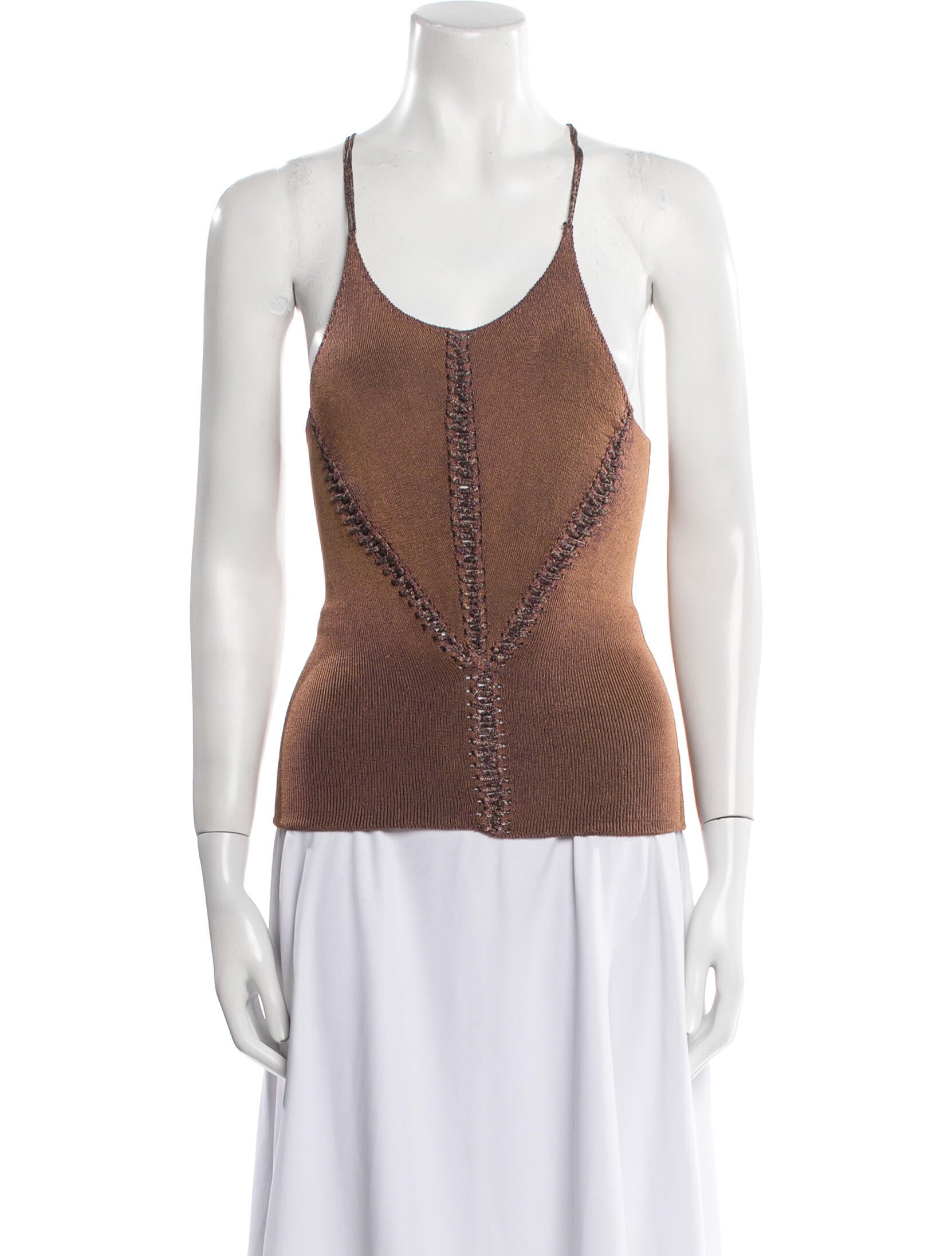 Isa Boulder Scoop Neck Sleeveless Top