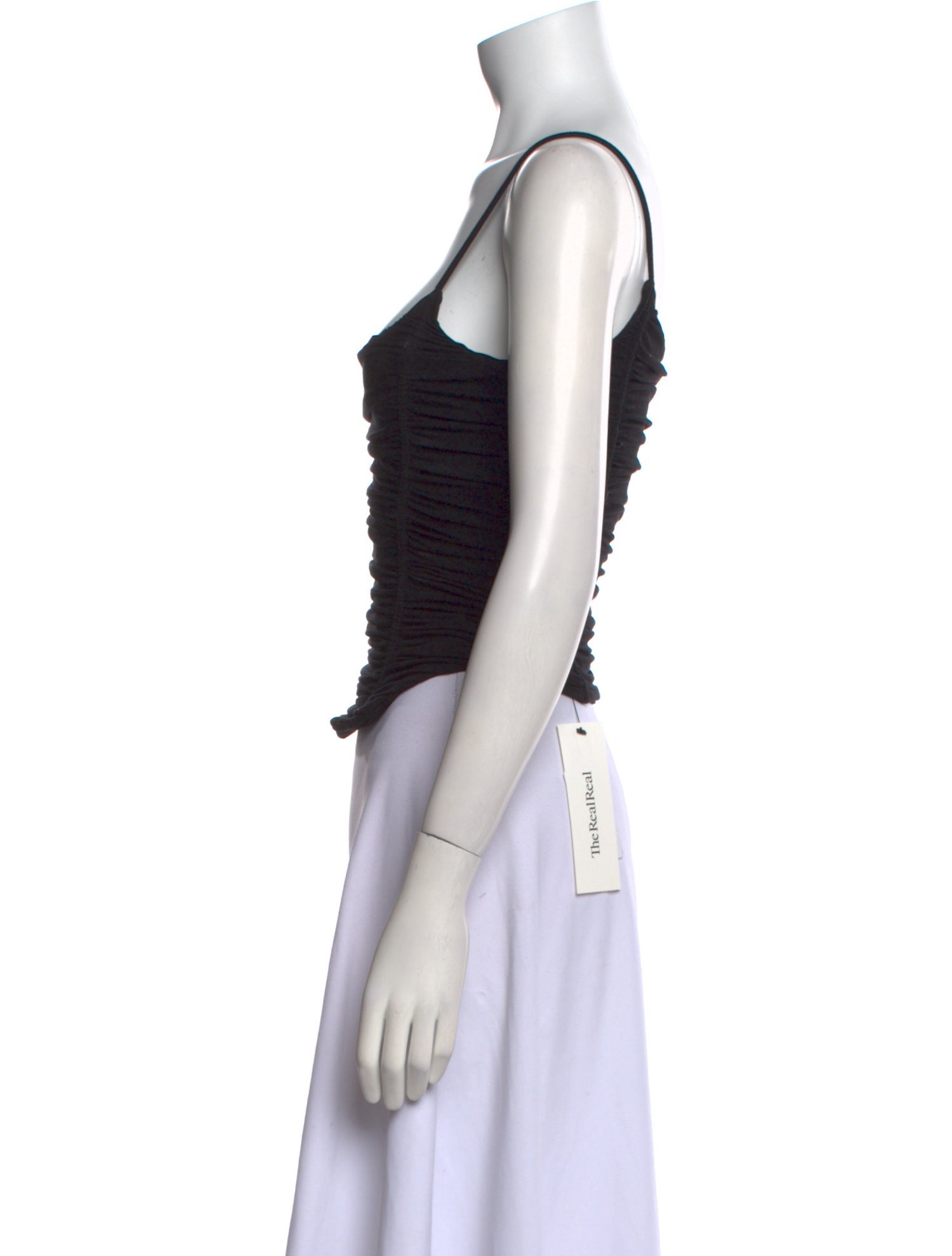 Isa Boulder Square Neckline Sleeveless Crop Top