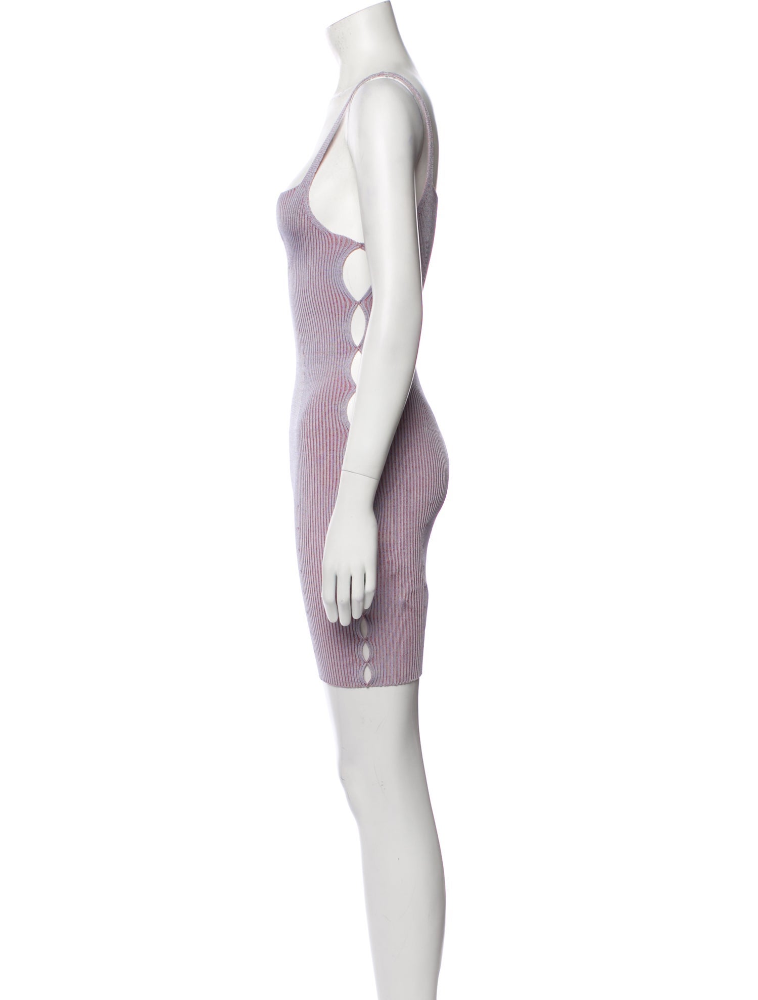 Isa Boulder Square Neckline Mini Dress