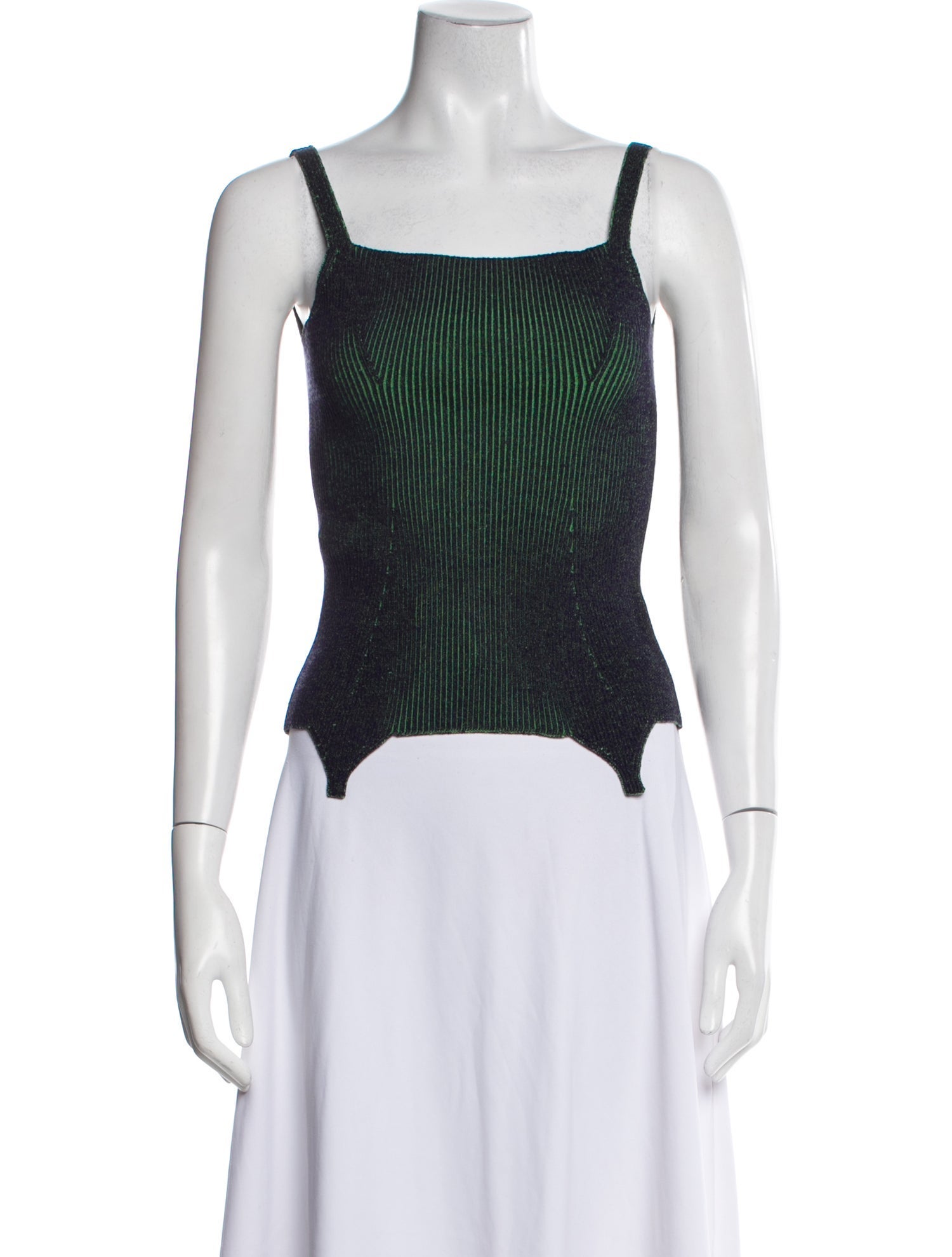 Isa Boulder Square Neckline Sleeveless Crop Top w/ Tags