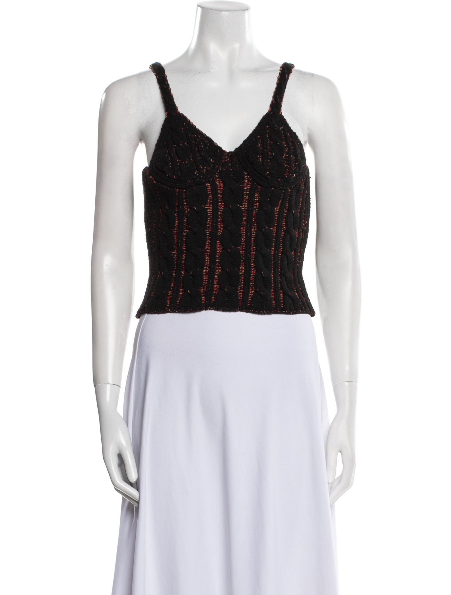 Isa Boulder V-Neck Sleeveless Crop Top