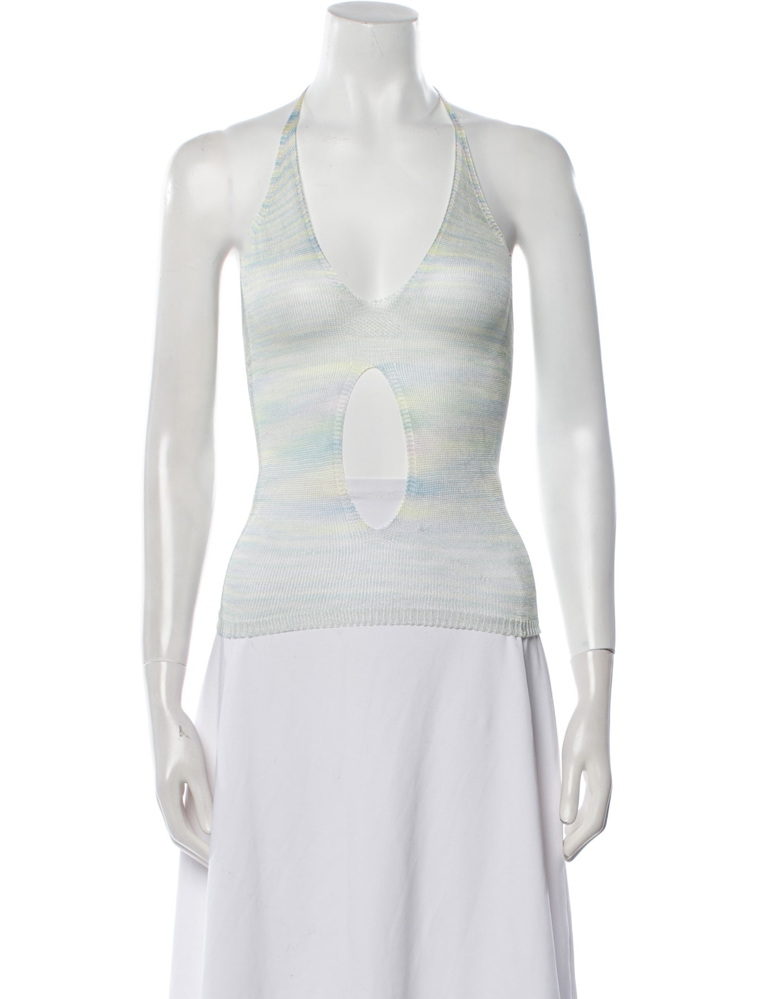 Isa Boulder Printed V-Neck Top