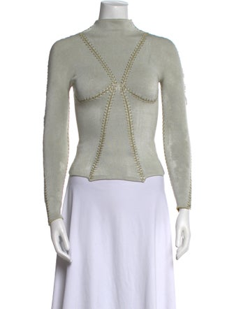 Isa Boulder Mock Neck Long Sleeve Crop Top