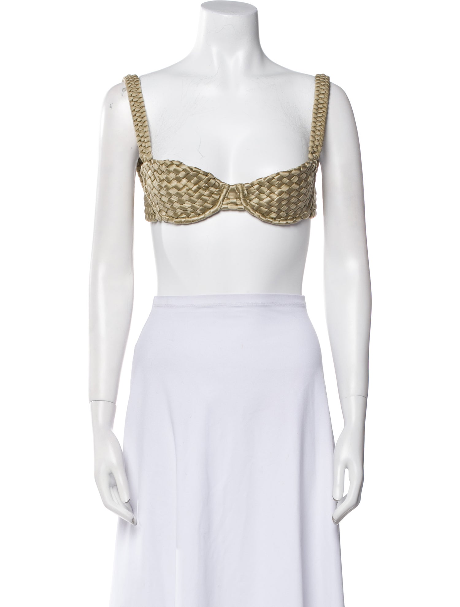 Isa Boulder Square Neckline Sleeveless Crop Top