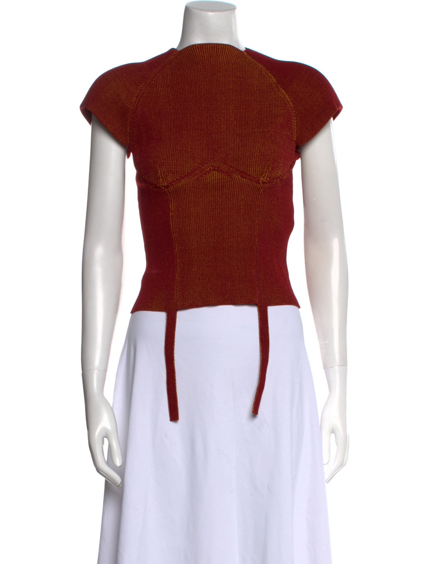 Isa Boulder Mock Neck Short Sleeve Top