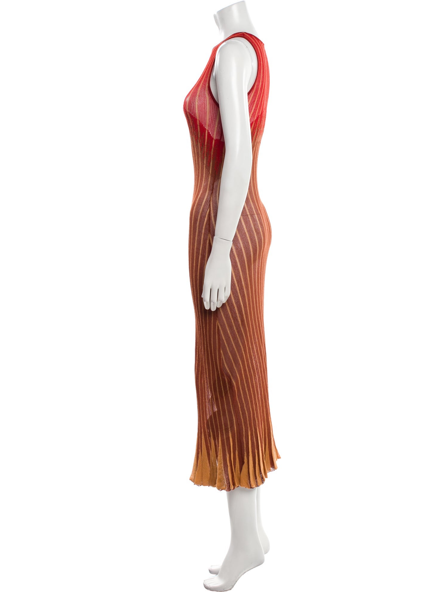 Isa Boulder Striped Long Dress