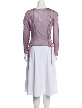 Isa Boulder Scoop Neck Long Sleeve Blouse