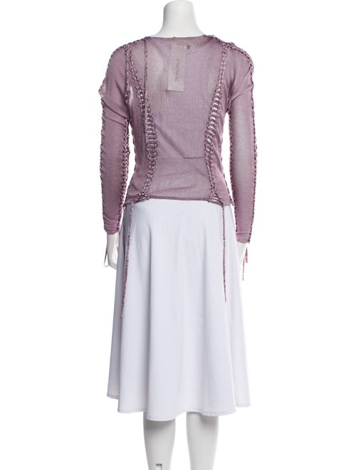 Isa Boulder Scoop Neck Long Sleeve Blouse