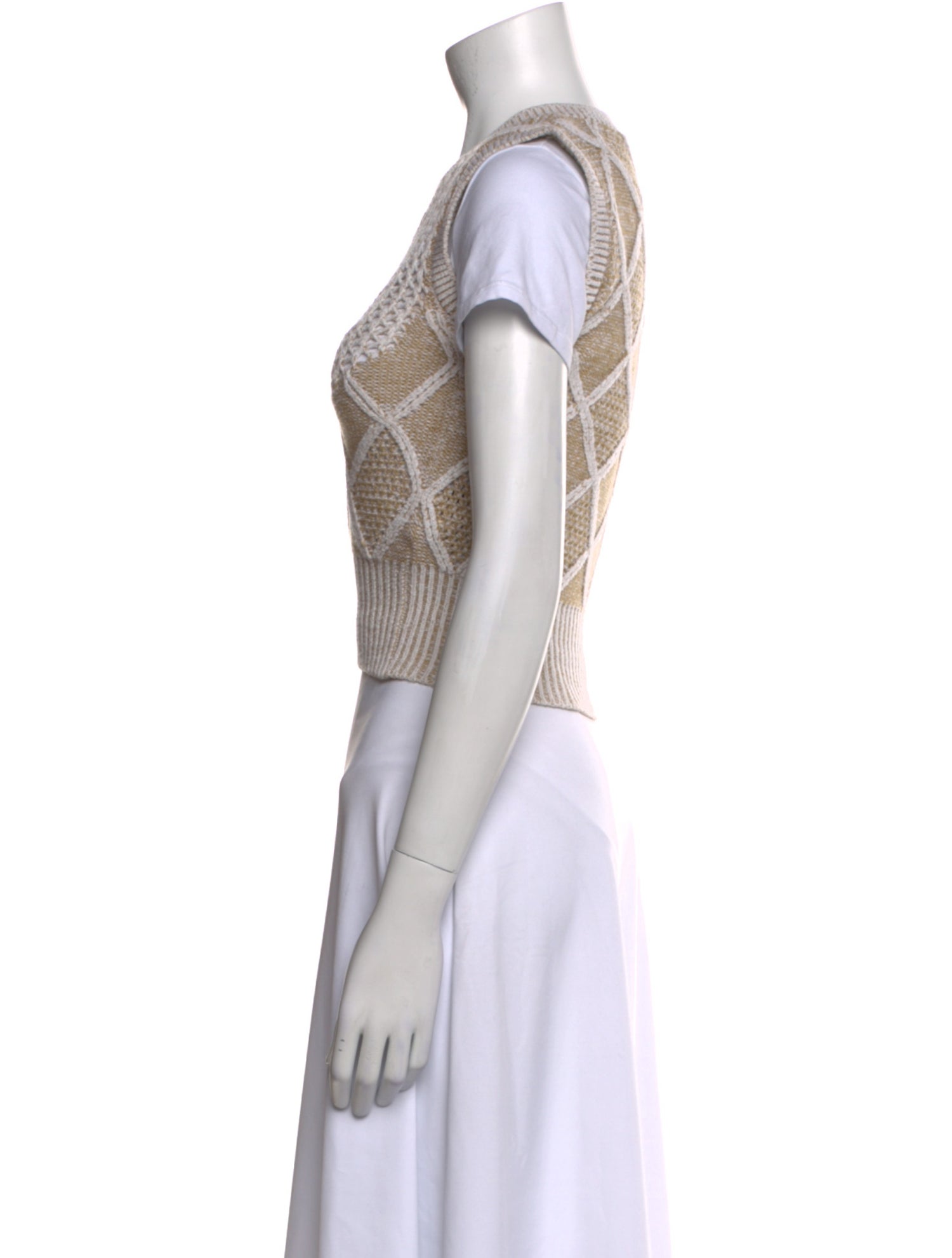 Isa Boulder Printed V-Neck Sweater