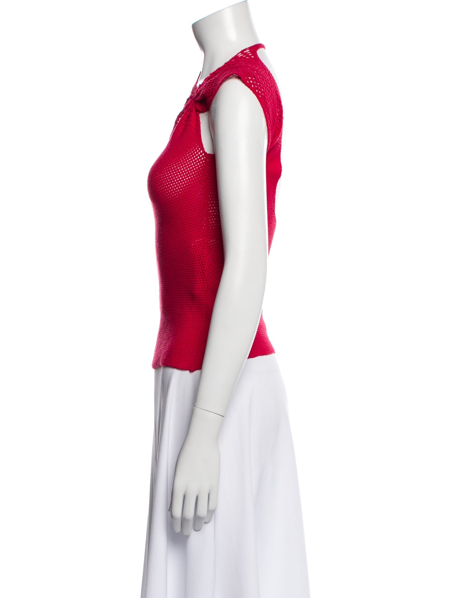 Isa Boulder One-Shoulder Sleeveless Top w/ Tags