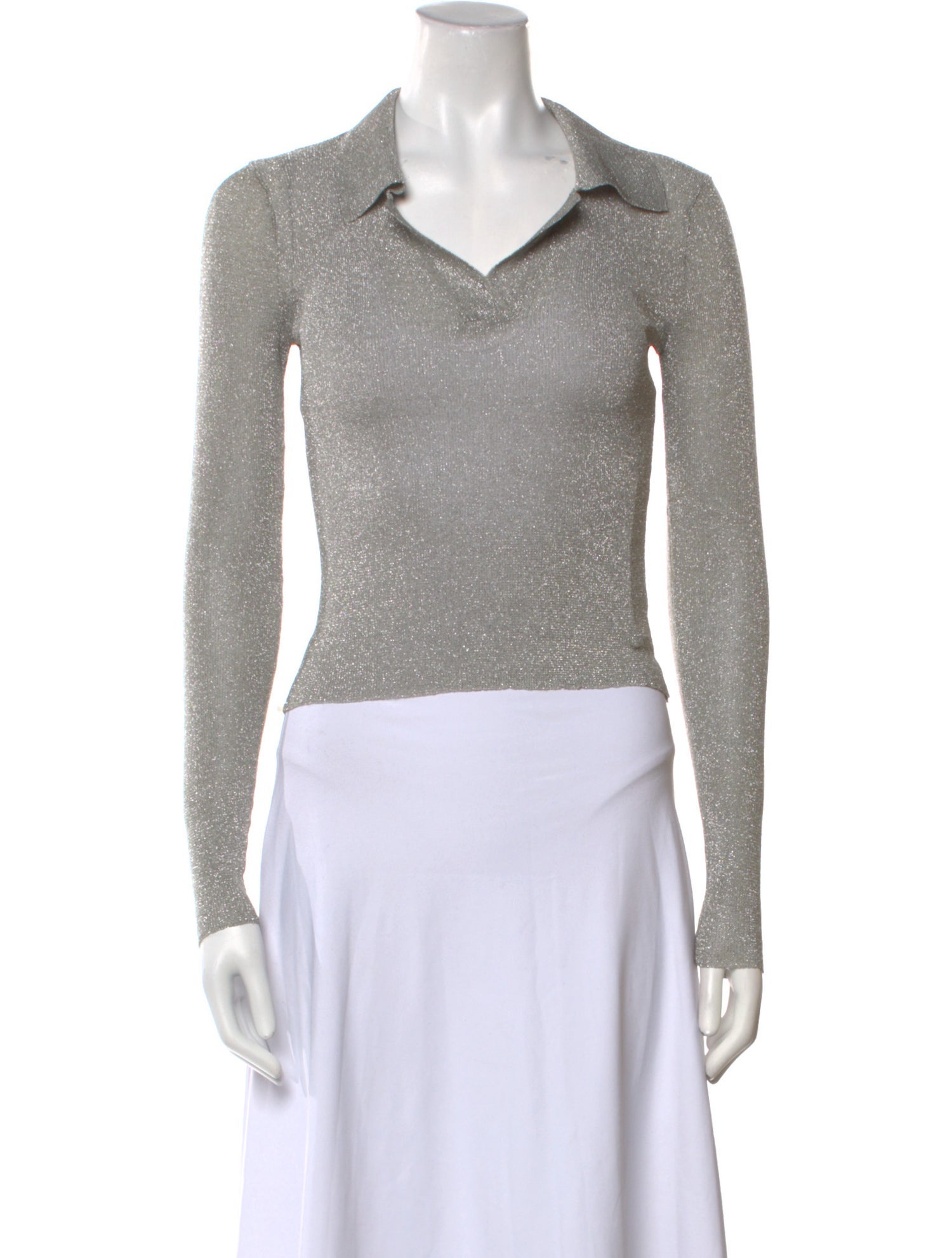 Isa Boulder V-Neck Long Sleeve Polo