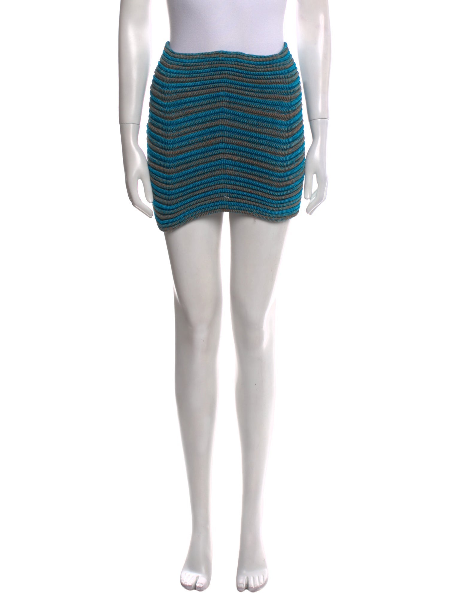 Isa Boulder Striped Mini Skirt