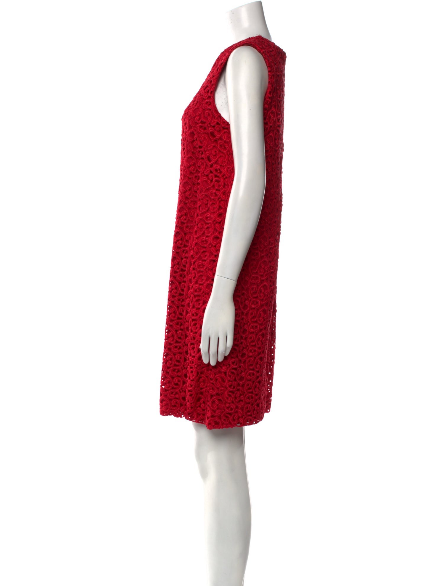 ISOUDE Crew Neck Mini Dress