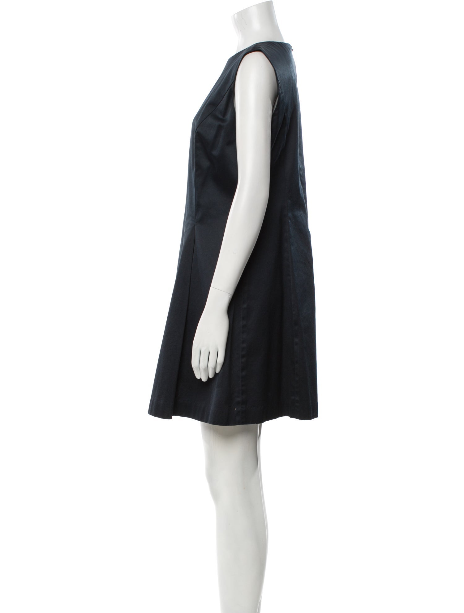 ISOUDE Bateau Neckline Mini Dress