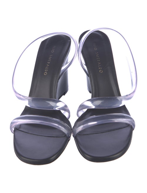 Ilio Smeraldo Leather Slides