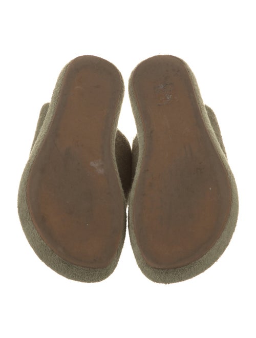 Ilio Smeraldo Terry Cloth Slides