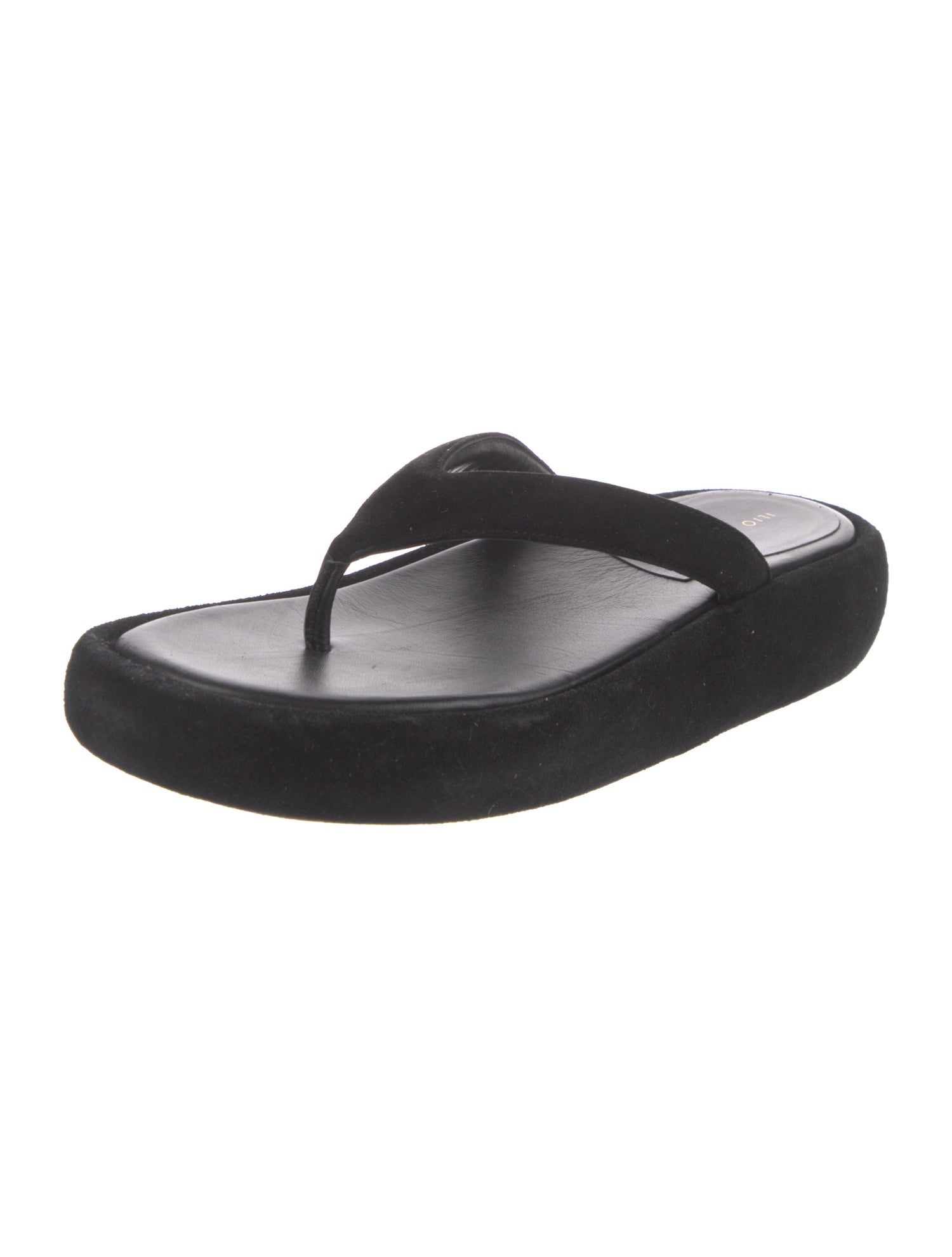Ilio Smeraldo Suede Flip Flops