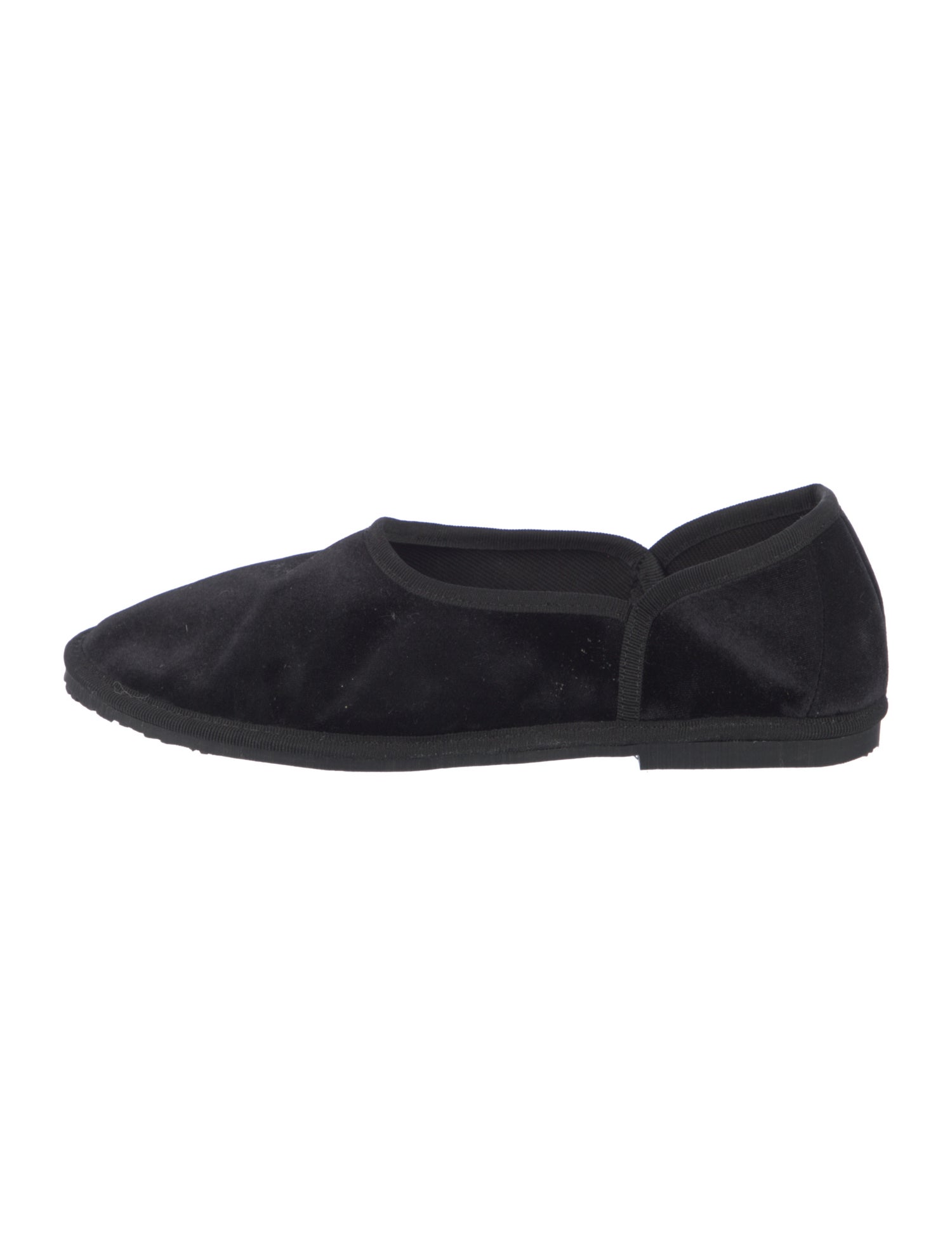 illo smeraldo Velvet Ballet Flats
