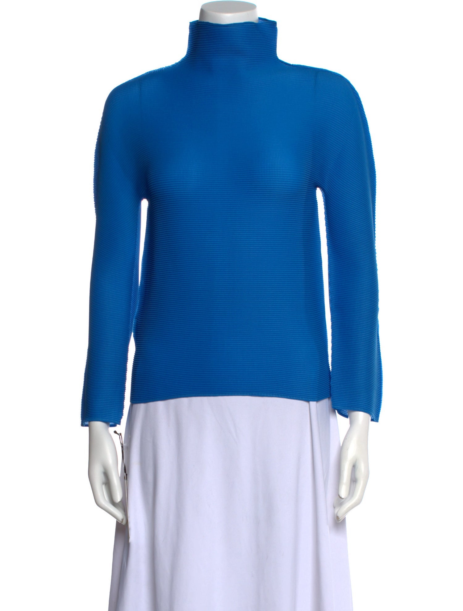 Issey Miyake Me Mock Neck Long Sleeve Top w/ Tags