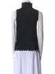 Issey Miyake Me Mock Neck Sleeveless Top