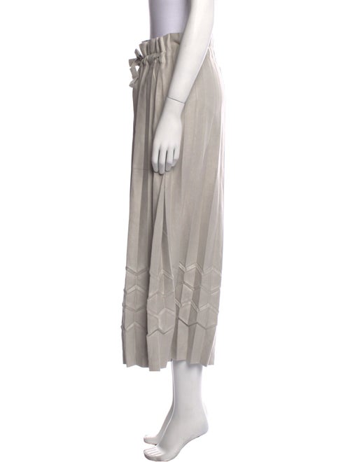 Issey Miyake Me Striped Wide Leg Pants