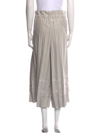 Issey Miyake Me Striped Wide Leg Pants