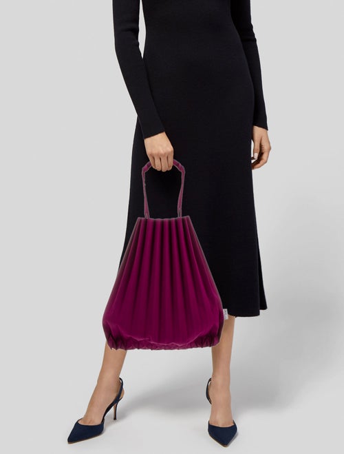 Issey Miyake Me Canvas Evening Bag