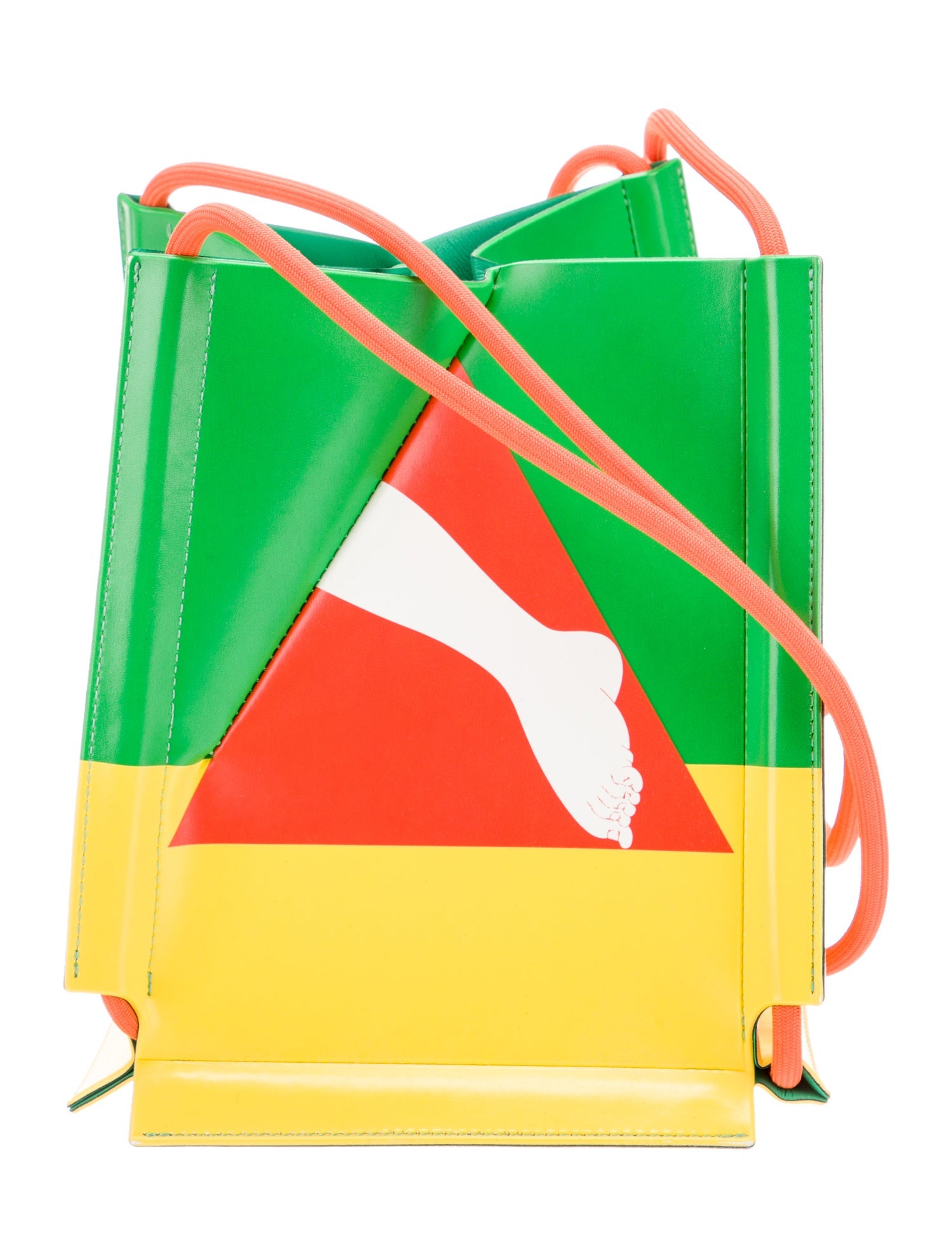 Issey Miyake x Ikko Tanaka Vegan Leather Bucket Bag w/ Tags