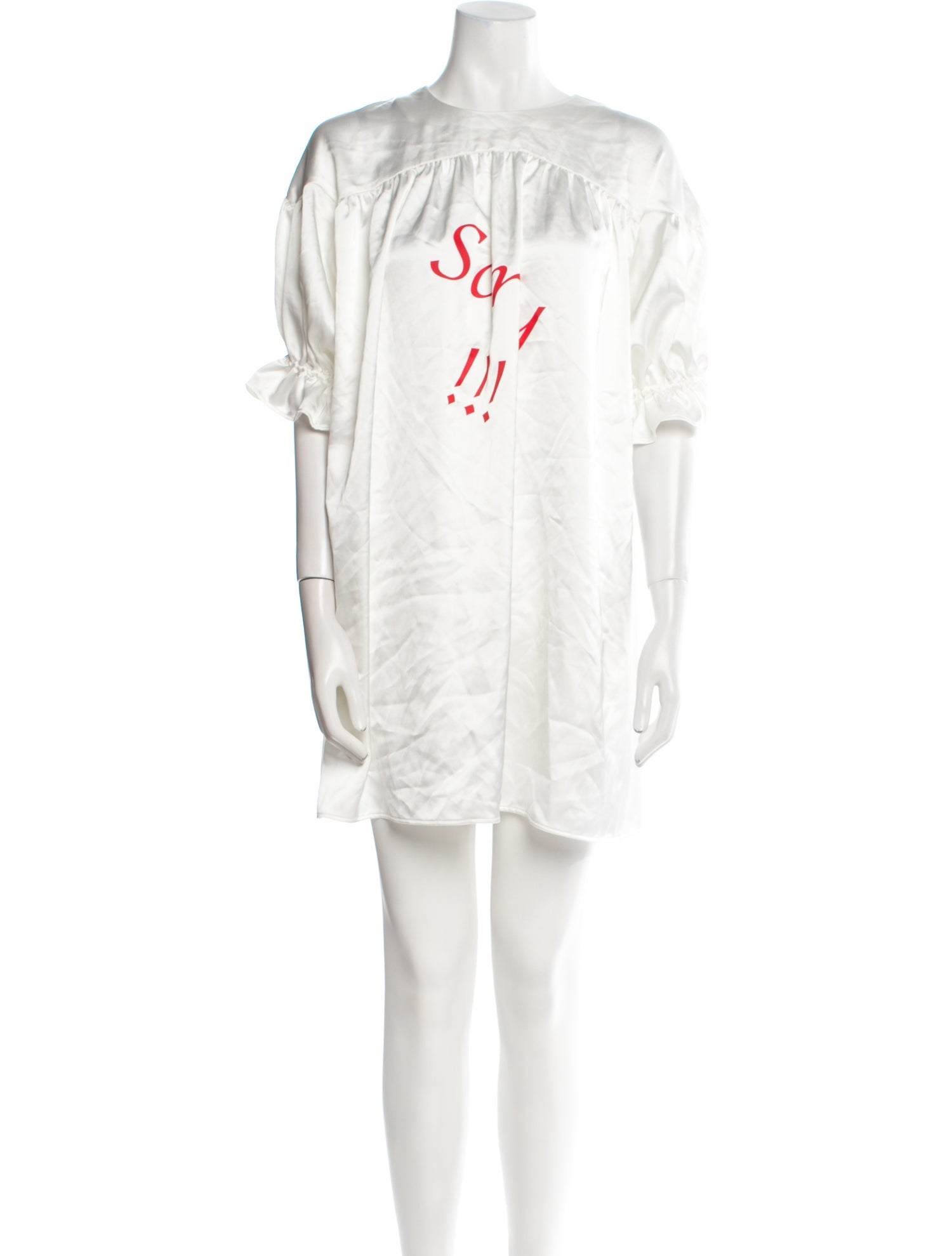 I'm Sorry by Petra Collins Graphic Print Mini Dress