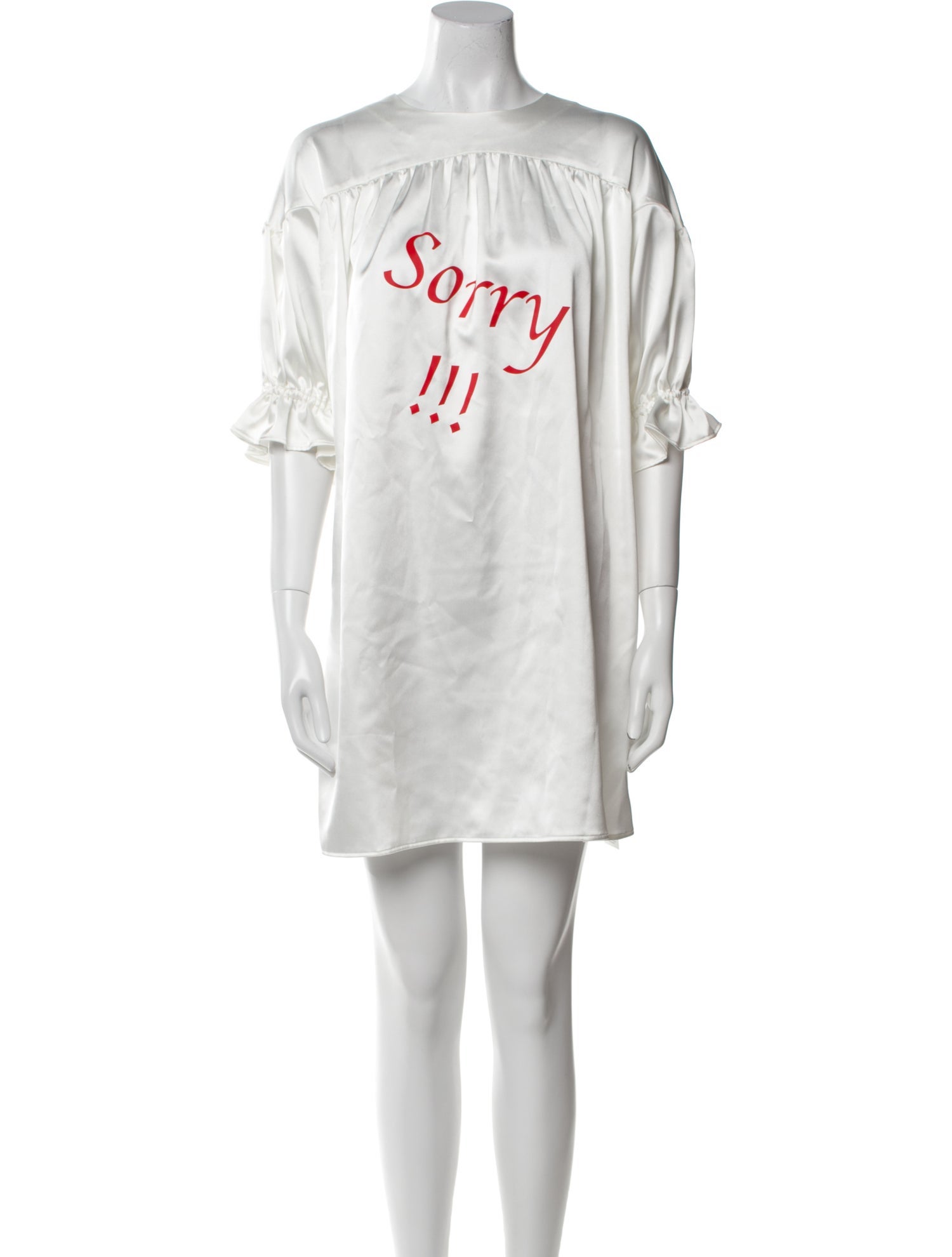 I'm Sorry by Petra Collins Graphic Print Mini Dress