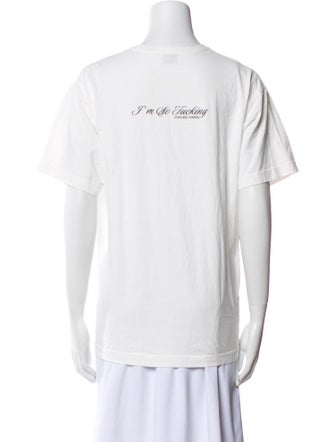 I'm Sorry by Petra Collins Graphic Print Crew Neck T-Shirt