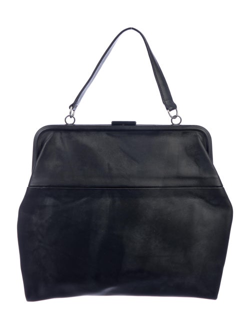 Isaac Reina Leather Radical Satchel Black
