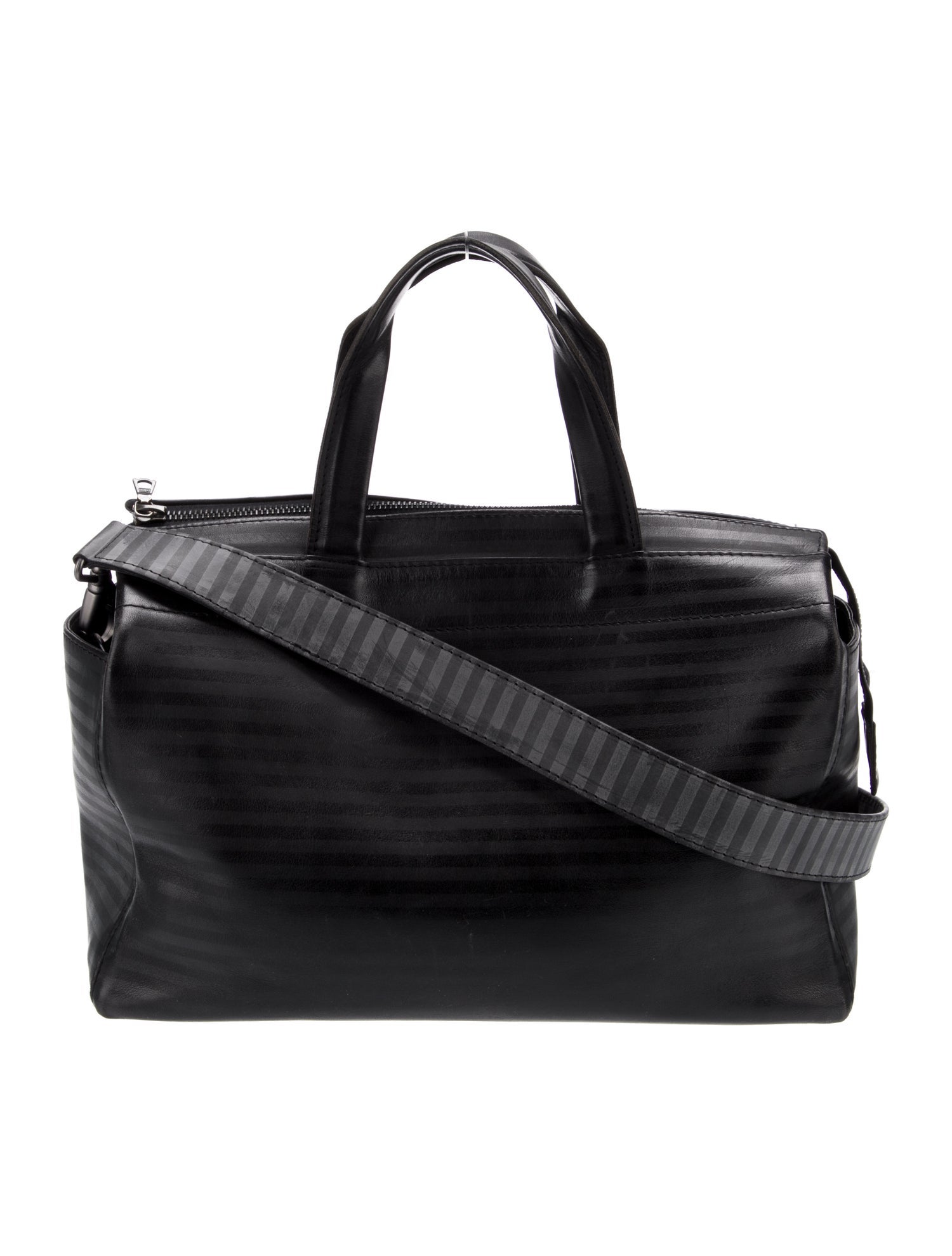 Isaac Reina Leather Top Handle Bag