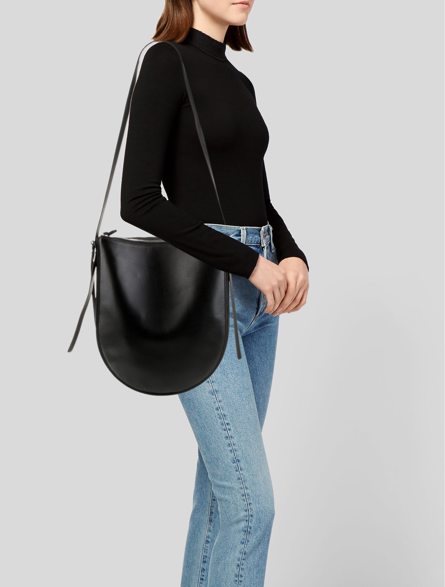 Isaac Reina Leather Shoulder Bag