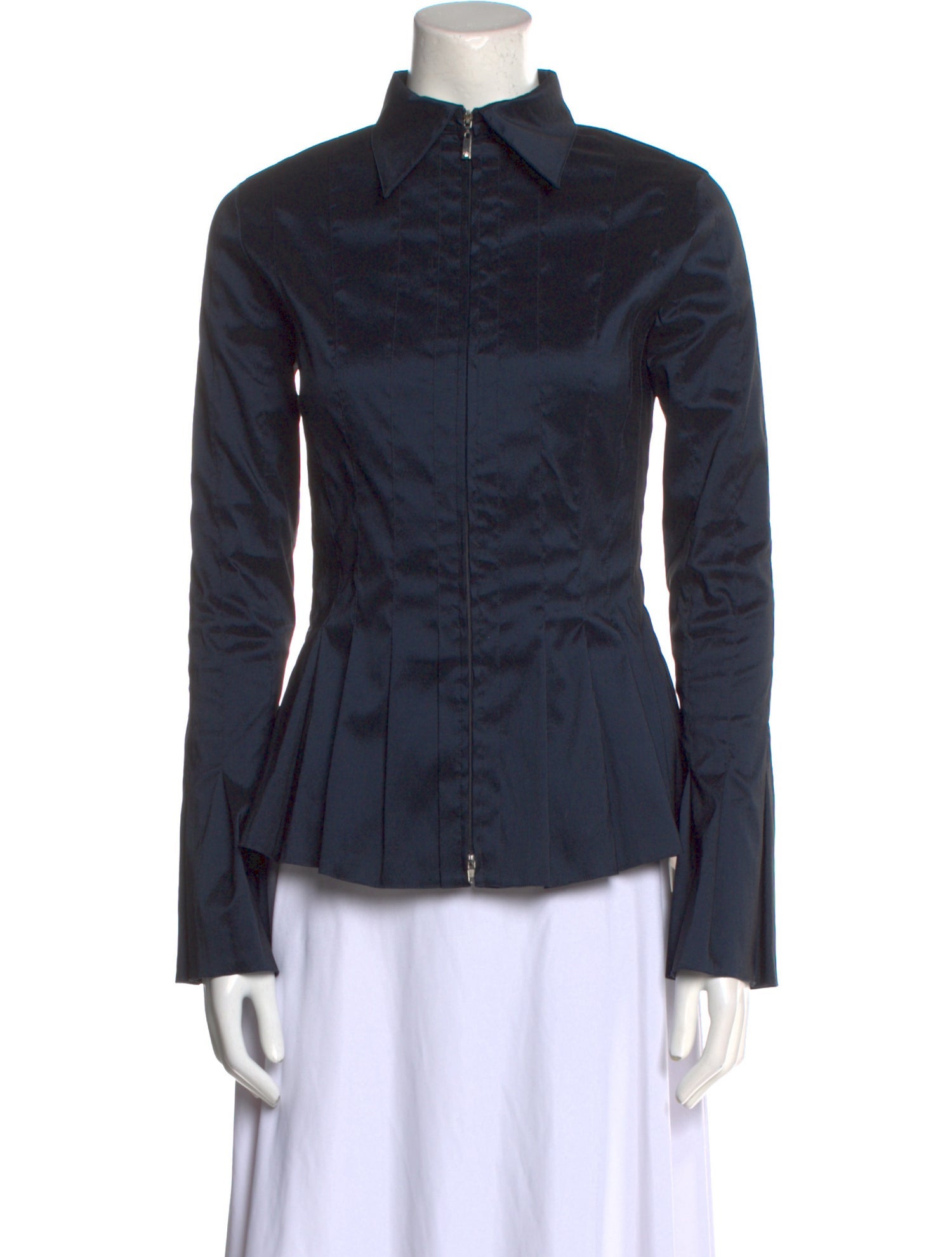 Issue New York Long Sleeve Button-Up Top