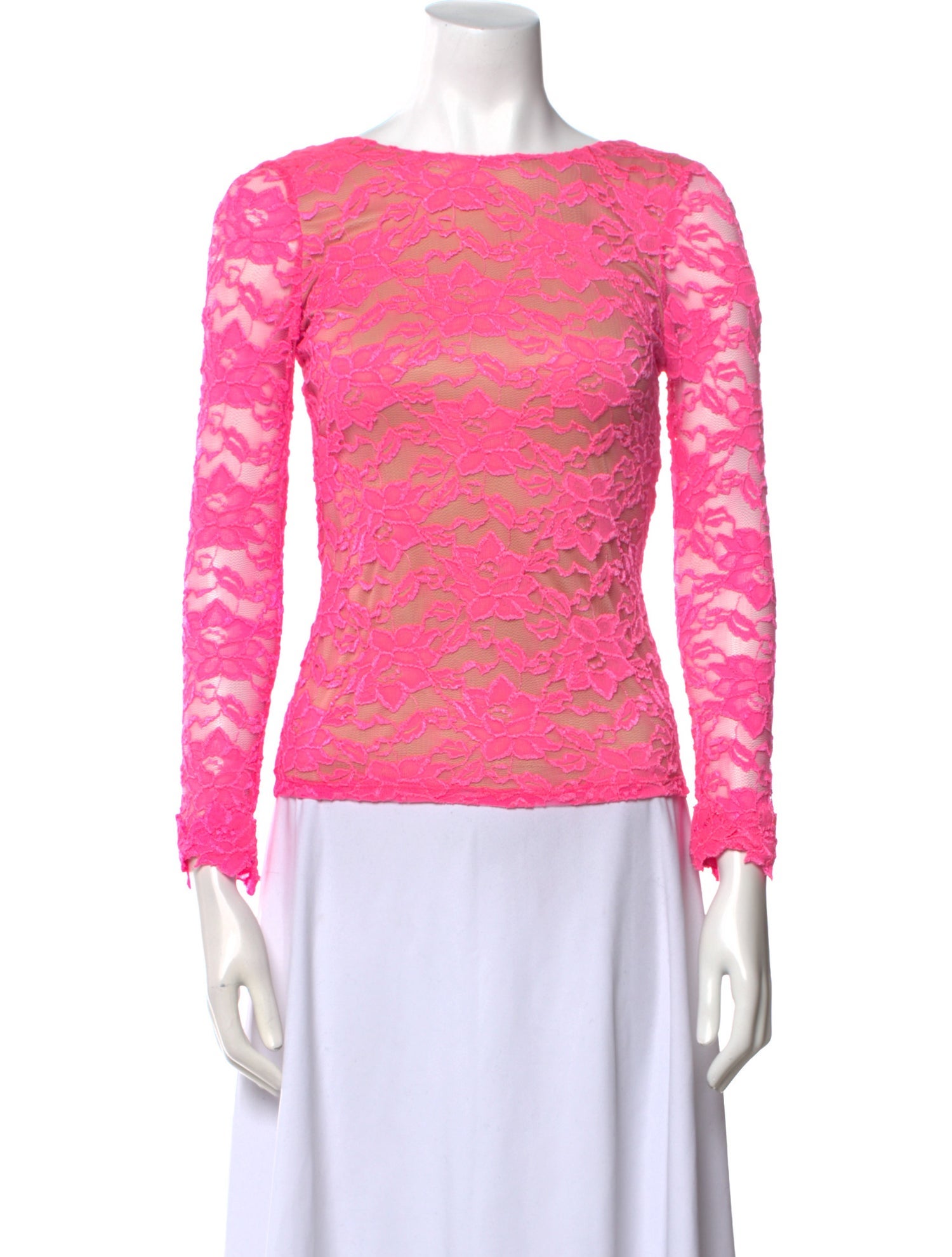 Issue New York Bateau Neckline Three-Quarter Sleeve Top