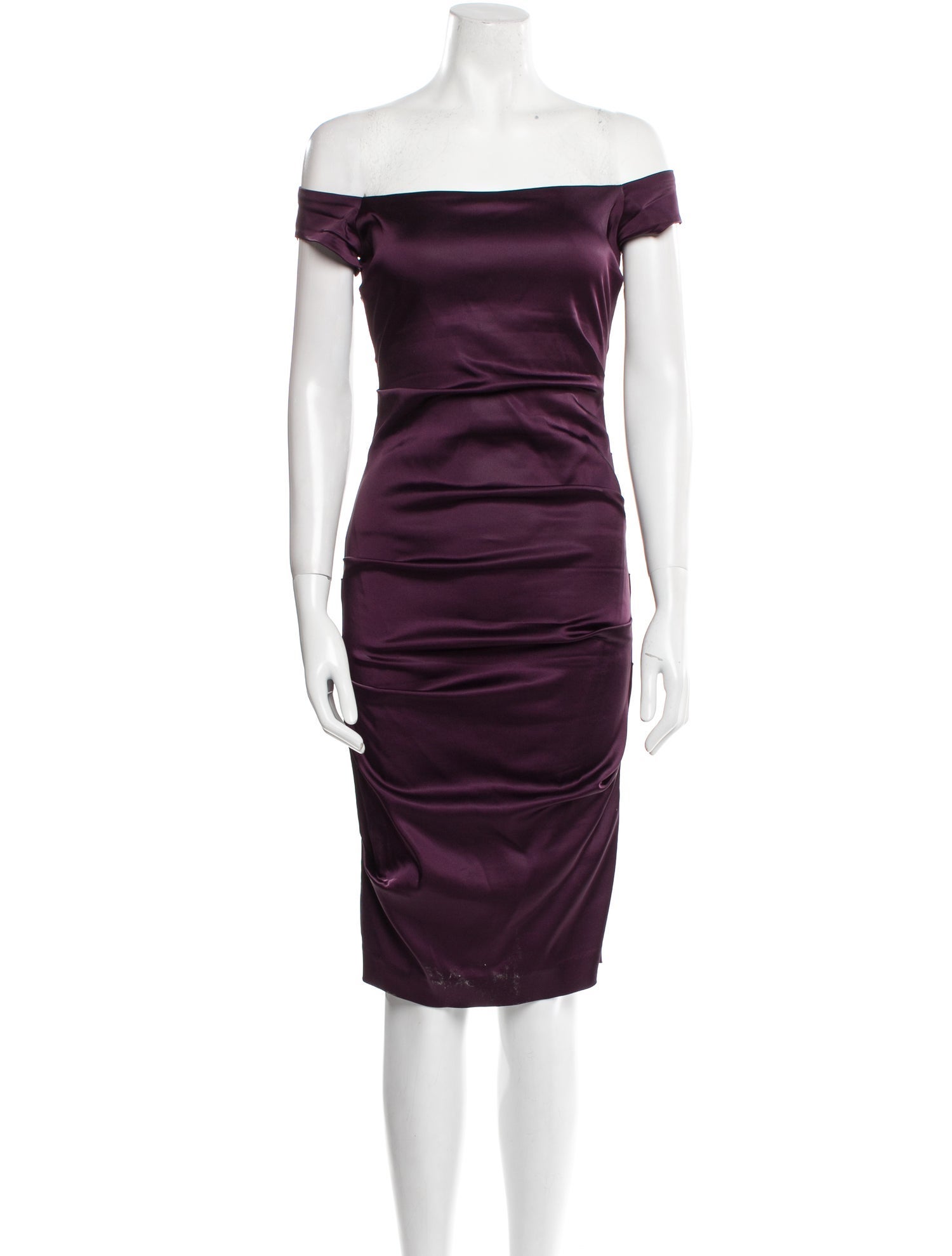 Issue New York Off-The-Shoulder Knee-Length Dress